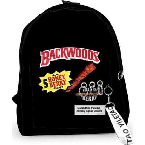 Funny Foods Backwoods Honey Berry Backpack Bags Teenager Students Tough School Bags Oxford Waterproof Sports Laptop Backpacks