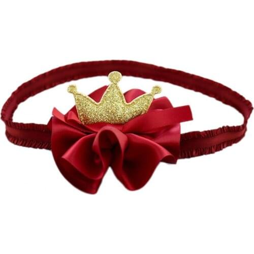 1PC Headband Crown Design Elastic Fabric Infant Headwear for Newborn Infant Baby Photo shooting Accessories for Kid