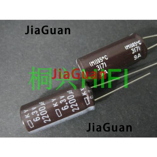 20pcs NEW CHEMI-CON NIPPON KY 6.3V2200UF 10x25MM electrolytic Capacitor 2200UF 6.3V NCC ky 6.3v 2200uf