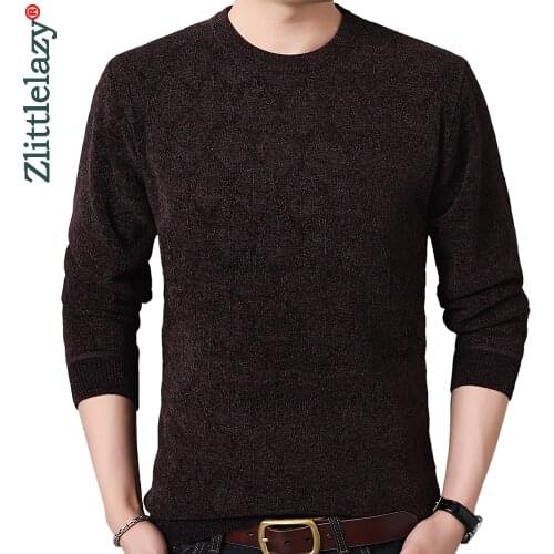 2020 new casual knitted thick sweater men pullover solid clothing fashion clothes knit winter warm mens sweaters pullovers 1510