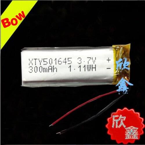 3.7V polymer battery 501645051545 battery recording pen battery MP3 MP9 battery Rechargeable Li-ion Cell