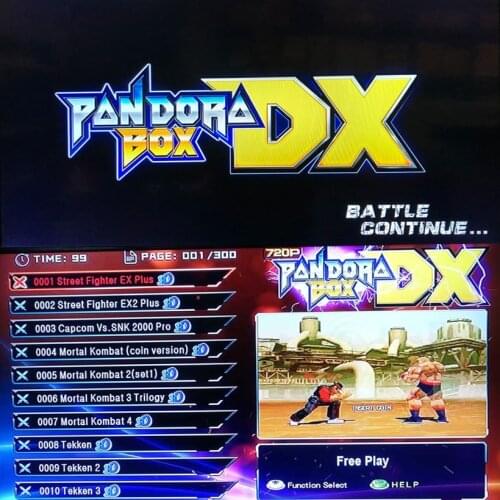 3D PANDORA BOX DX 3000 IN 1 Game Board Retro Arcade Game Support Wireles Gamepad 3/ 4 Players DIY Arcade Motherboard