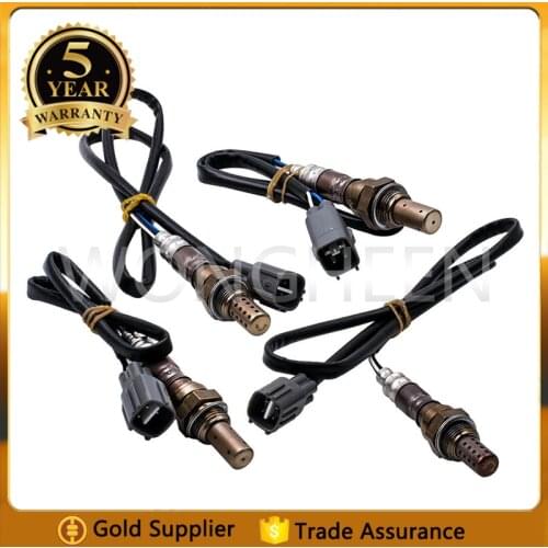 4PCS Front Rear Oxygen O2 Lambda Sensor Complete 89465-42090 89467-42010 89467-42020 Fit For Toyota Rav4 2001 2002 2003 Lexus