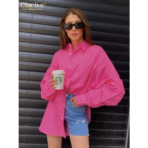 Clacive Women's Cotton Shirts