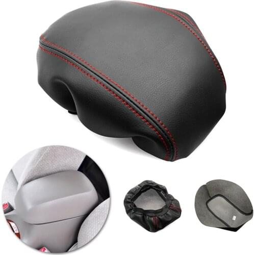 For Hyundai Sonata 2004 2005 2006 2007 2008 Car Styling Interior Center Console Armrest Panel Microfiber Leather Cover