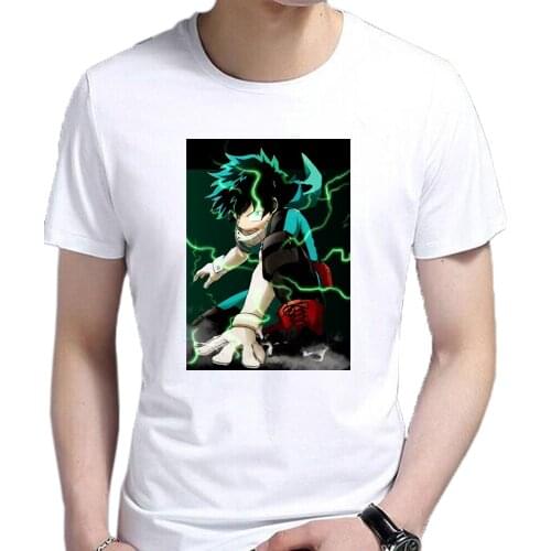 Anime My Hero Academia T Shirt For Men Boku No Hero Academia Tops Leisure Tee Fashion Summer Sweatshirt tshirt For COSPLAY Gift