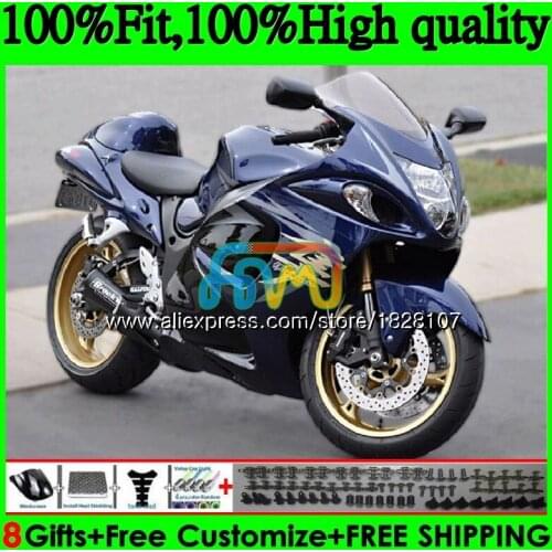Injection For SUZUKI Factory blue Hayabusa GSXR1300 08 09 10 11 12 56BS.52 GSX-R1300 GSXR 1300 2008 2009 2010 2011 2012 Fairing