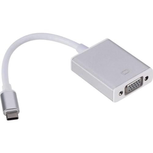USB 3.1Type-c To VGA Conversion Cable USB 3.1USB-C To VGA HD Converter Type-c To VGA Adapter USB 3.1 TYPE-C To VGA HD Line