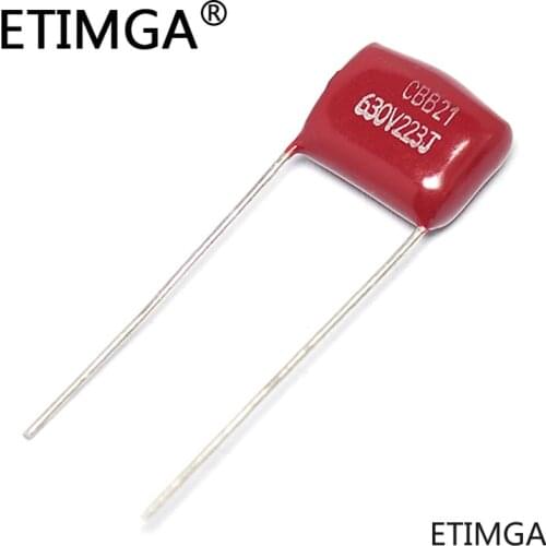 10PCS/LOT CBB Capacitor 630V 223J 22nF 0.022uf 630V/223 Polypropylene Film Capacitor