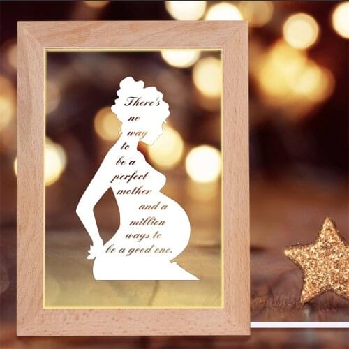 Creative Personalized Family Gifts Photo Frame LED Lamp Home Decor Frame Ornament Birthday Anniversary Thanksgiving Presents