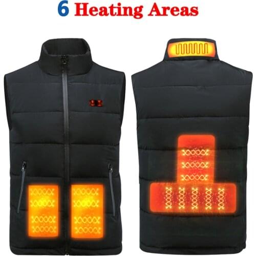 Jacket Heated Winter Thermal clothing USB Heated Mens Vest Electric Heating Jacket trekking Warmer Heating Pad for Womens vest