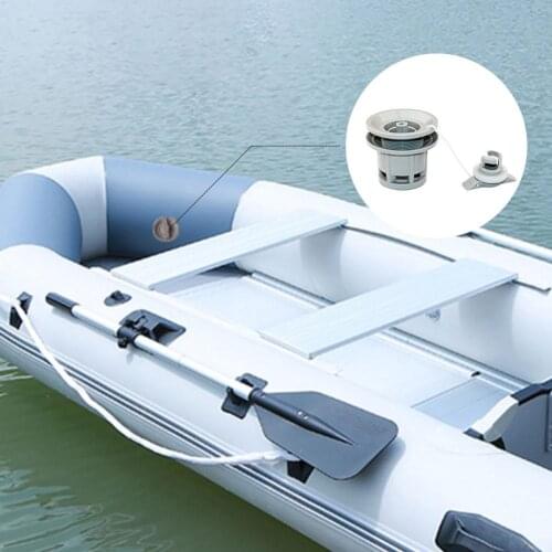 Inflatable Boat Dinghy Kayak Surfboard with Air Valve Adapter Cap Screw Plastic 6 Hole Air Valve for Assault Boat Drift Boat #B6