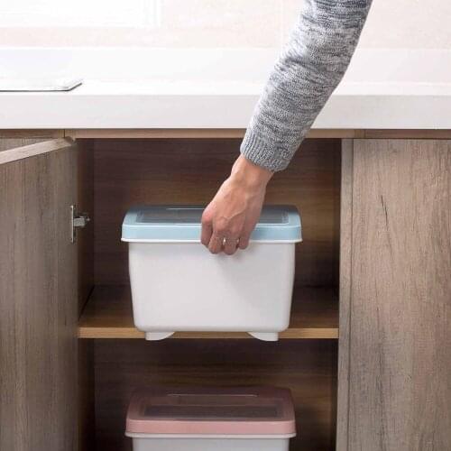New Hot Kitchen Rice Storage Box Grain Container Case Large Sealed Plastic Flour Rice Boxes Bin Dust-Proof Kitchen Organizer