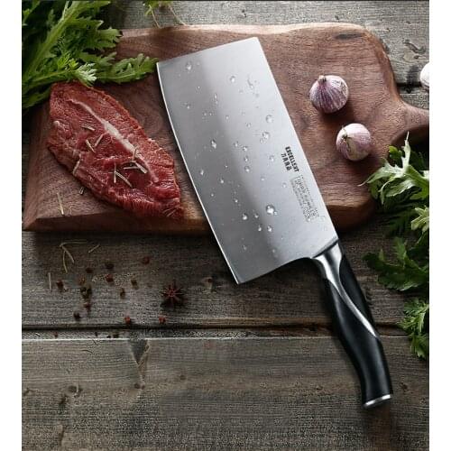 Superior Quality Chinese Professional Meat Cleaver Very sharp Chopping 7Cr17 Stainless Steel Kitchen Knife With ABS Handl - 8"