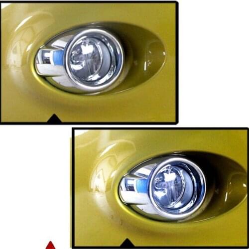 Car styling Front Fog Lamp Frame Modified Head Fog Light Decoration Cover For Ford Focus 3 Accessories Abs Chrome 2pcs Per Set