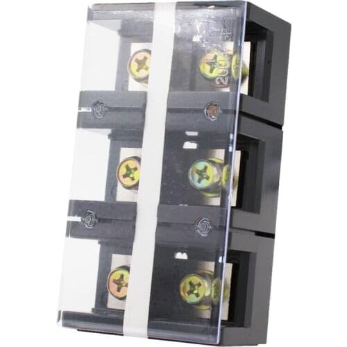 TC-2003 Fixed High Current Terminal Board 200A 600V 3 Section Terminal Block Current Terminal Block Splice