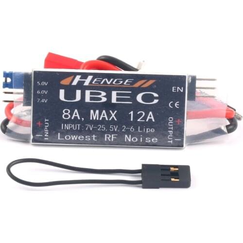 JMT 8A UBEC Output 5V / 6V 6A / 8A Max 12A Inport 7V-25.5V 2-6S Lipo / 6-16 cell Ni-Mh Input Switch Mode BEC for RC Quadcopter