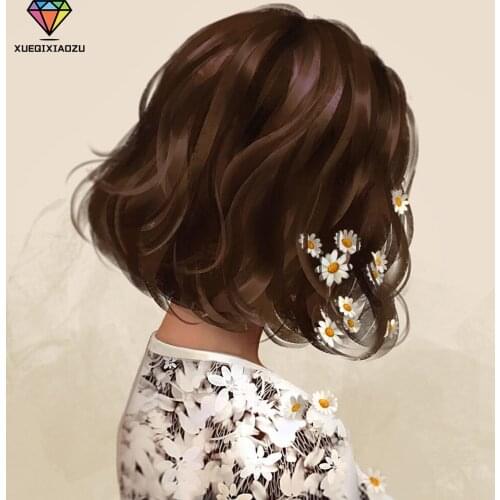 XUEQIXIAOZU Full Round Portrait Diamond painting diamond embroidery 5D DIY Diamond setting Home decoration gifts 2020 New