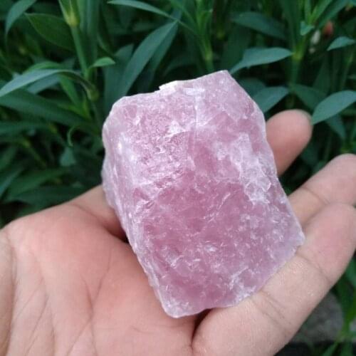 1pc 90-100g Natural Rough Rose Quartz Crystals (Raw Specimen Healing Reiki Love Stone)