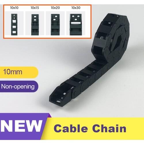 10 mm Inner Height 10x10 10x15 10x20 10x30 Plastic Towline Cable Chain Drag Chain L 1 m 10*10 10*15 10*20 10*30