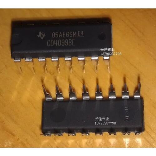 10PCS New CD4099BE CD4099 DIP16 package 8 addressable latch logic chips