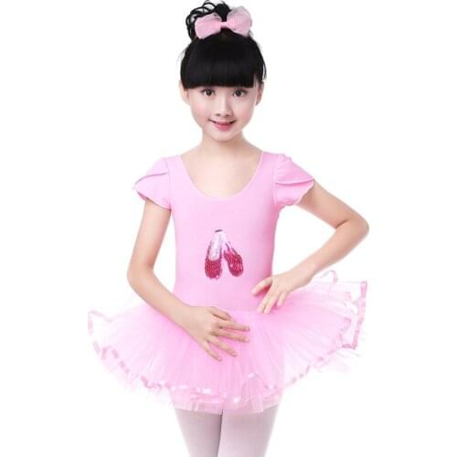 2017 New Sequin Dance Tutu Dress Child Girls Ballet Dance Costumes Dance Practice Tutu Skirt