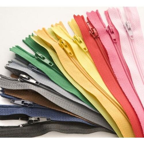 No. 3 Nylon Zipper For Trousers Placket Zipper Dress Dress Neckline Decorative Zipper For Sewing Accessories Rainbow Color Zip