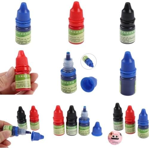 5ml Ink Textile Clothes Waterproof Ink Special Ink For Students Children Name Stamp Printing On Clothing Wash Not Fade New