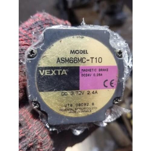 ASM66MC-T10 setpper motor , used in good condition . 80% appearance new , good working , free shipping
