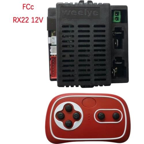 Berica Weelye RX22 12V FCC Ride on Childrens Electric toys car 2.4G Remote Control Receiver with Smooth Start Function