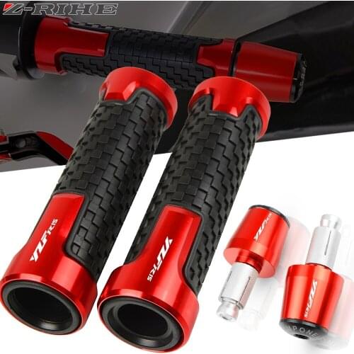 For YAMAHA YZF R15 YZFR15 2008-2020 2019 2018 2017 2016 2015 2014 CNC 22MM Motorcycle Handlebar Grips Handle Bar Cap End Plugs