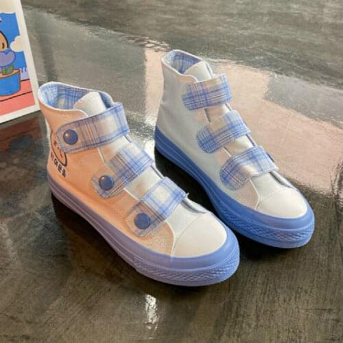 Canvas Shoes Women Trainers Women High Top Sneaker Lady Autumn Female Footwear Breathable Girl White Black Sneakers Women Shoes