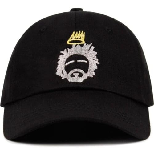 J. Cole Sinner Crown Dad Hat Newest Men Women Baseball Hat Hip Hop Dad Hats Cotton Adjustable Fashion Snapback Caps bone