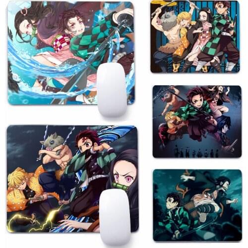 Kimetsu no Yaiba Tanjirou Kamado 22x18cm Mouse Pad Computer Small Mouse Non-slip Pad Desktop Keyboard Pad Office Mouse Mat