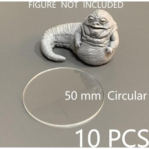 Lot 50mm/100mm Round Base for Board Game Miniature Role Playing Figure Model Display Stand Accessories Toys