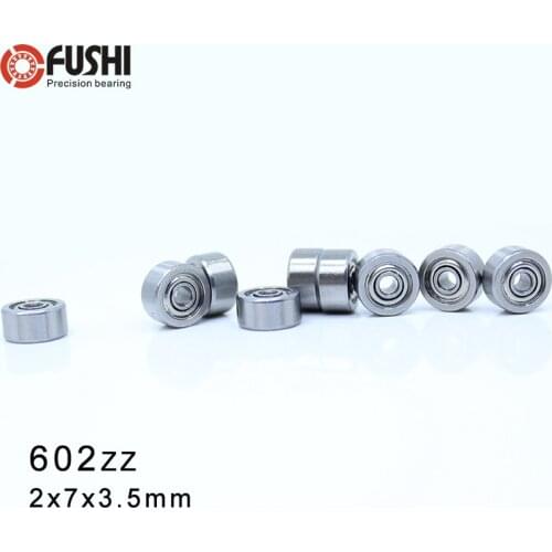 602ZZ Bearing ABEC-1 10PCS 2x7x3.5 MM 602Z Miniature Ball Bearings 602 ZZ