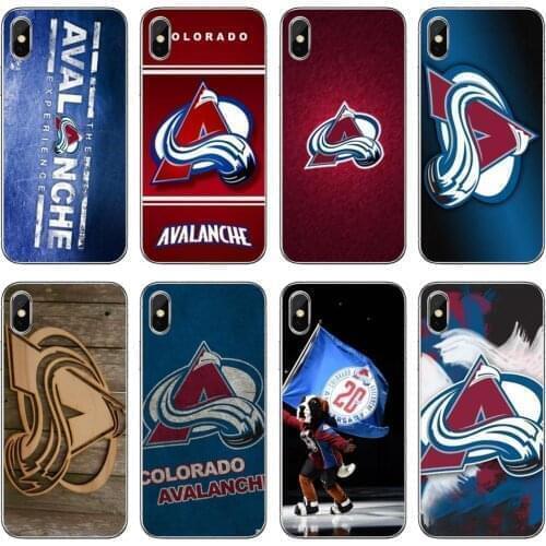 For Samsung Galaxy A12 A31 A41 A51 A71 A20e A21s M30 A10 A30 A40 A50 A60 A70 Sport-Colorado-Avalanche-Logo-Fans Soft Case