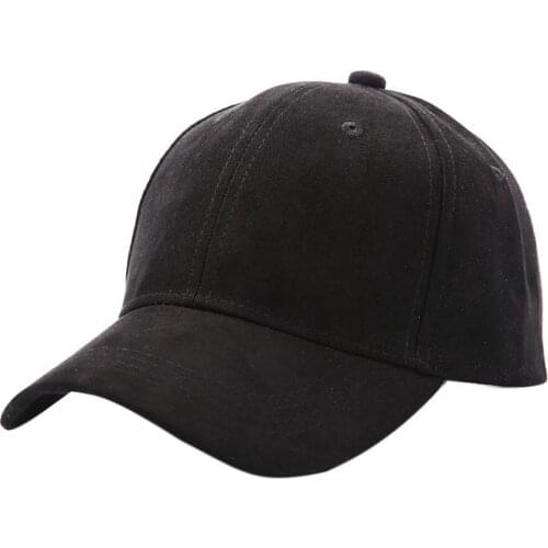 Solid Color Baseball Cap Outdoor Women Men Couple Adjustable Anti UV Peaked Hat