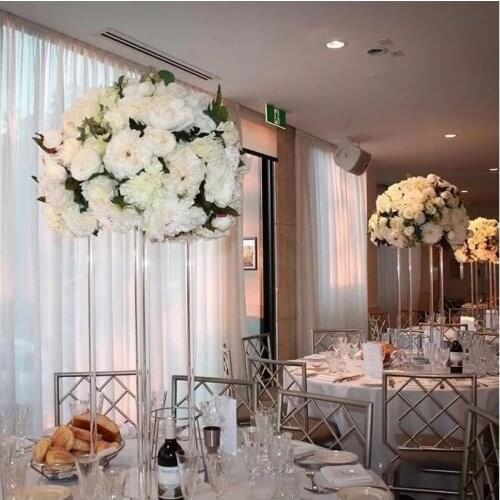 Wedding Flower Stand,Banquet Decor Clear Acrylic Flower Vases