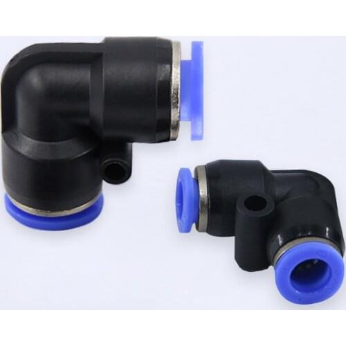 PV for 4/6/8/10/12/14MM series Pneumatic L Type Elbow Fitting Pipe Connector Quick Fitting
