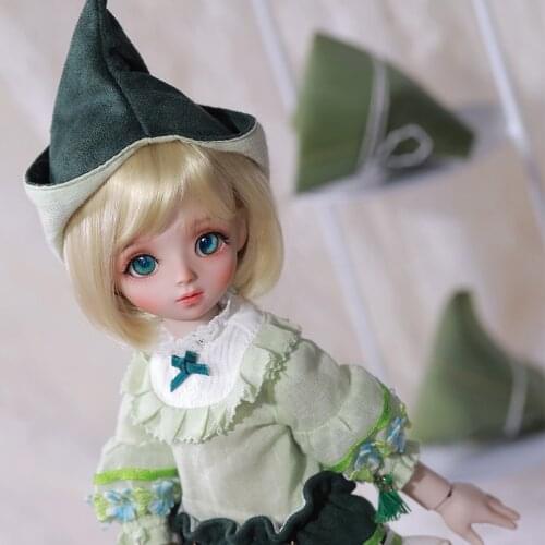 Shuga Fairy 1/6 BJD Doll Sugar Resin Dolls Green Full Set Ball Jointed Doll Elf Ears Toys Surprise Gift for Children
