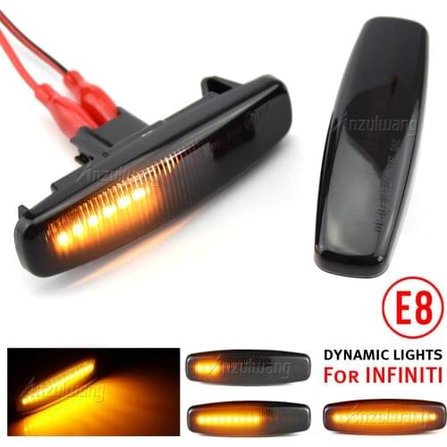 Led Dynamic Side Marker Turn Signal Light for Infiniti EX25 EX35 EX37 FX35 FX37 FX50 for Nissan Fuga Murano Pathfinder Skyline