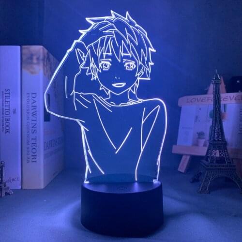 Led Night Light Trinity Seven Arata Kasuga for Bedroom Decor Gift Colorful Nightlight Anime 3d Lamp Arata Kasuga Trinity Seven