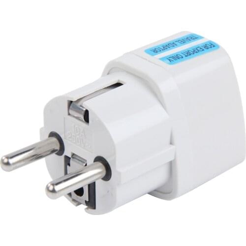 Universal UK US Plug to Germany Plug Power Adapter Converter Wall Plug Travel Power Plug Socket Converter for Germany 10A 250V