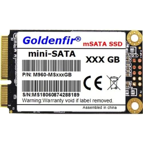 Internal Msata SSD Solid State Drive High Performance HDD Hard Drive SATA 3.0 for Notebook Desktop 32GB 64GB 120GB 128GB
