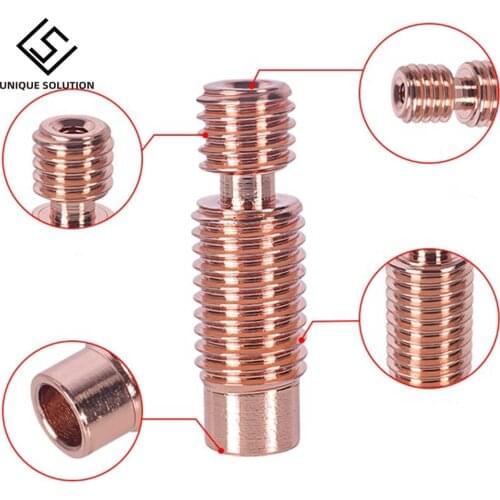 High Quality Bi-Metal Heat Break V6 Throat For E3D V6 Hotend Prusa i3 MK3 Heater Block 1.75mm 3D Printer Parts heatbreak