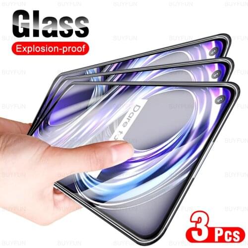 For Realme 8i 3pcs tempered protective safety screen protector glass on for oppo realme realmi realmy 8 i i8 6.6inch phone glass