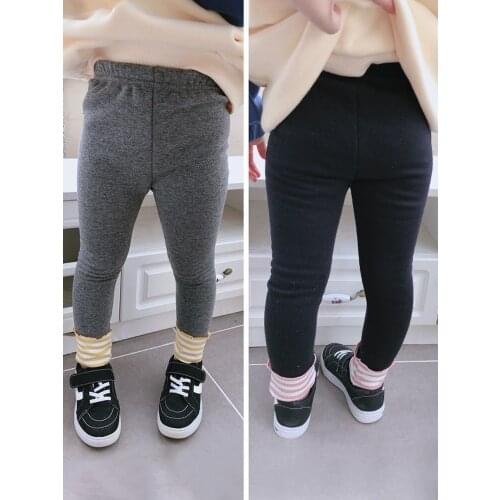 2 3 4 5 6 Years Baby Girls Leggings Casual Stripe Splice Trousers for Girl Toddler Kids Skinny Pants High Quality Children Pants