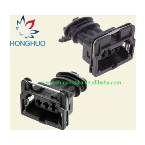 10/20/50/100 pcs/lots 3 Pin 3.5mm female fuel spray nozzle oil nozzle plug Throttle plug connector for Bosch plug connector