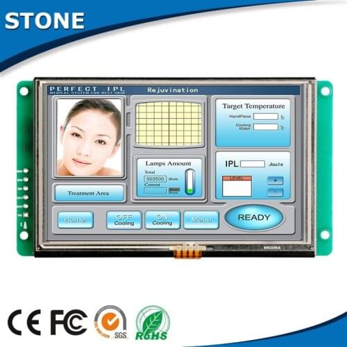 10.4 Inch Intelligent HMI Panel Touch Screen with Serial Interface for Industrial Control